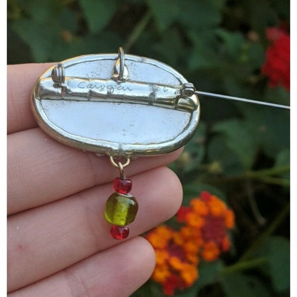 Carrigan '06 Train Broken China Pin + Pendant - Picture 6 of 7